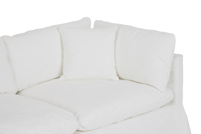 Raegan White Fabric Left Chaise Sectional (7)