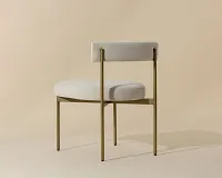 Mabel Ivory Upholstered Side Chair