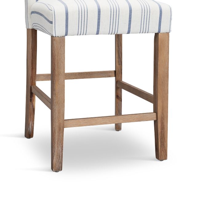 Woodstock Light Tone 24" Upholstered Barstool