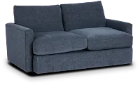 Noah Blue Fabric Loveseat