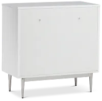 Surge White Two-door Cabinet