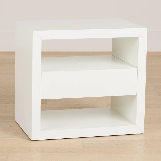 Nantucket White Open Nightstand