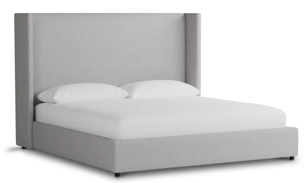 Captiva Elite Gray 60" Upholstered Shelter Bed Captiva Elite Gray 60" Upholstered Shelter Bed