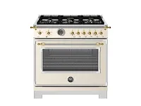 Bertazzoni Heritage Series White 36" Gas Range