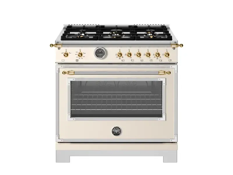 Bertazzoni Heritage Series White 36" Gas Range