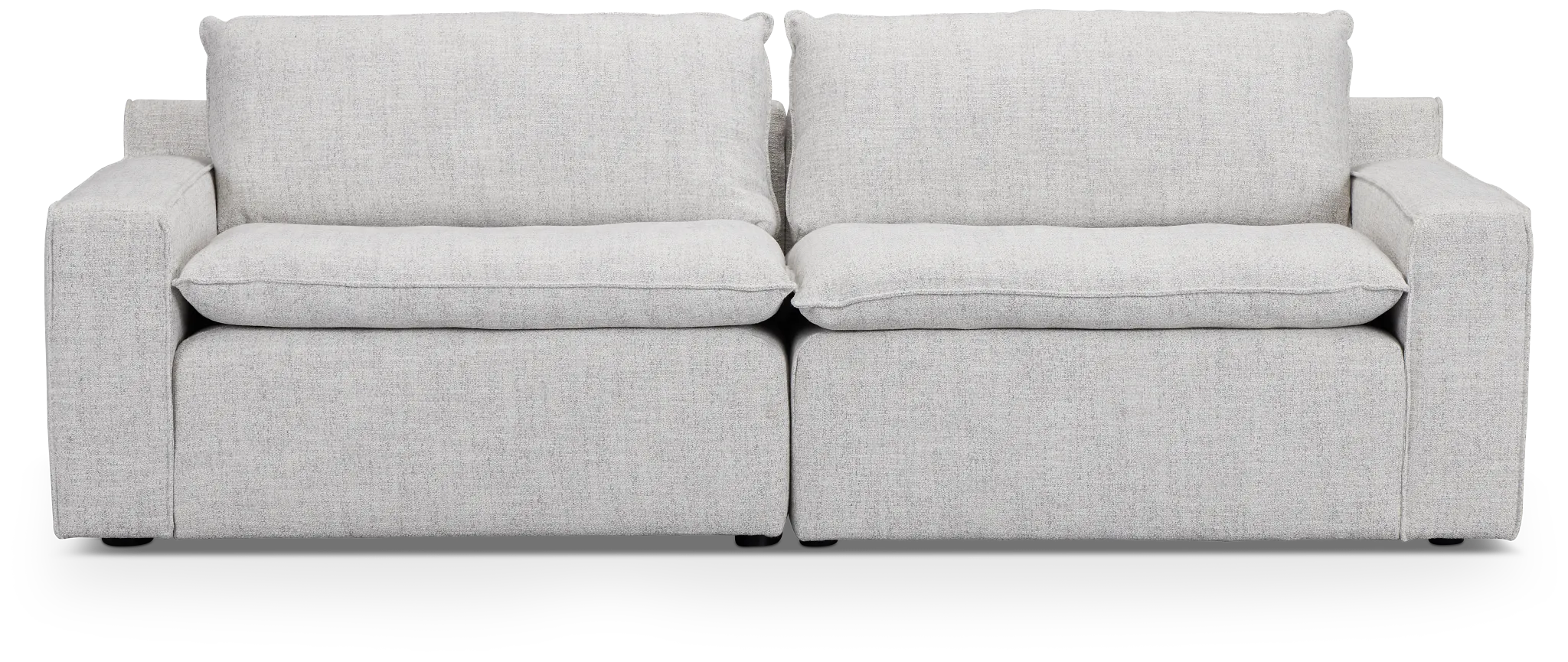 Aurora Light Gray Micro Sofa