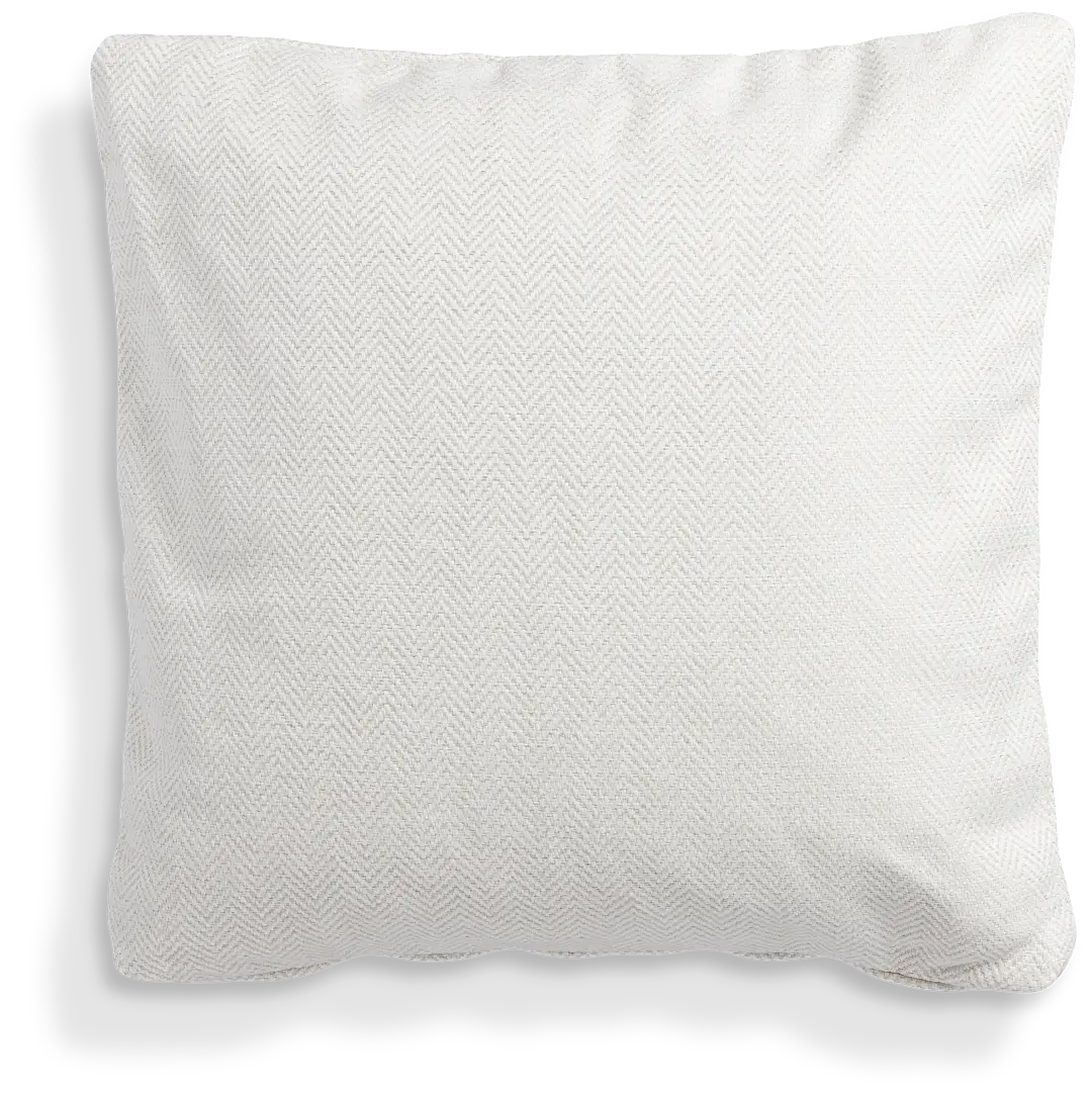 Avery White 20" Accent Pillow Avery White 20" Accent Pillow