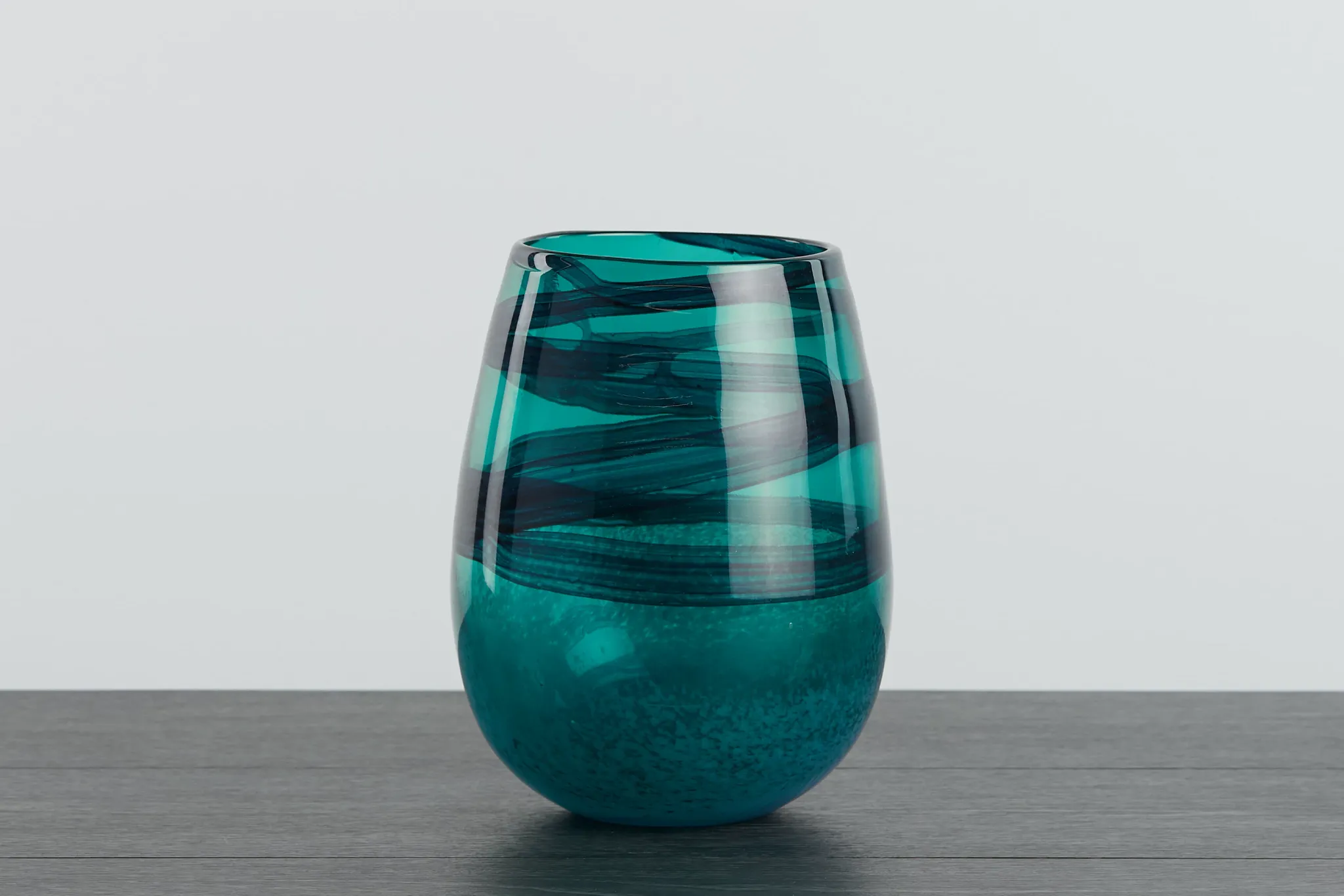 Hailee Dark Teal Vase