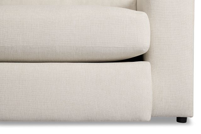 Brantley Light Beige Fabric Small Two-arm Sectional
