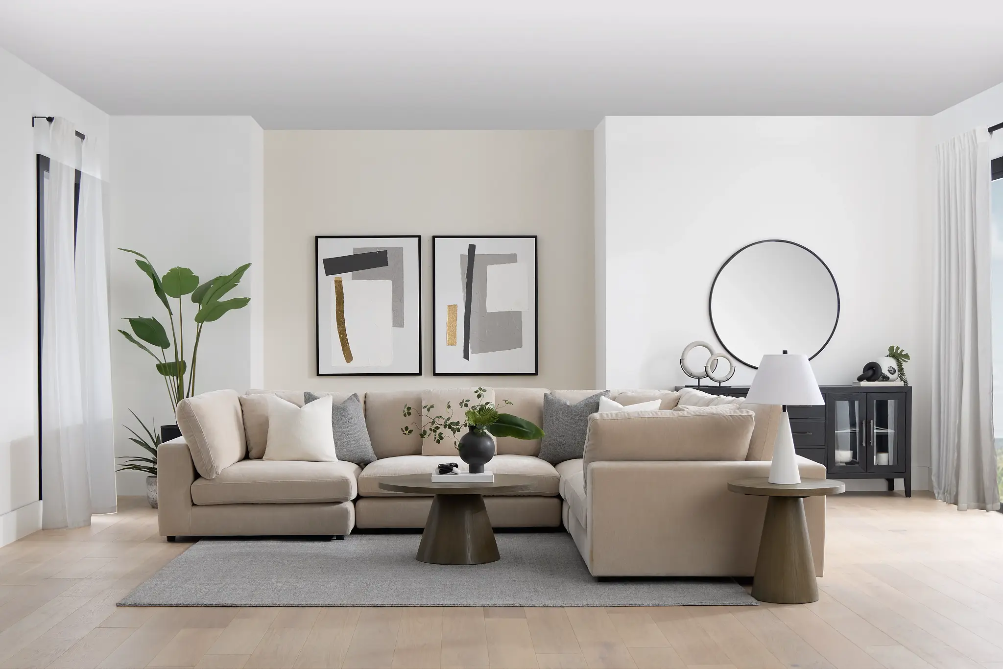 Lounge Light Beige Small Chaise Sectional Lounge Light Beige Small Chaise Sectional