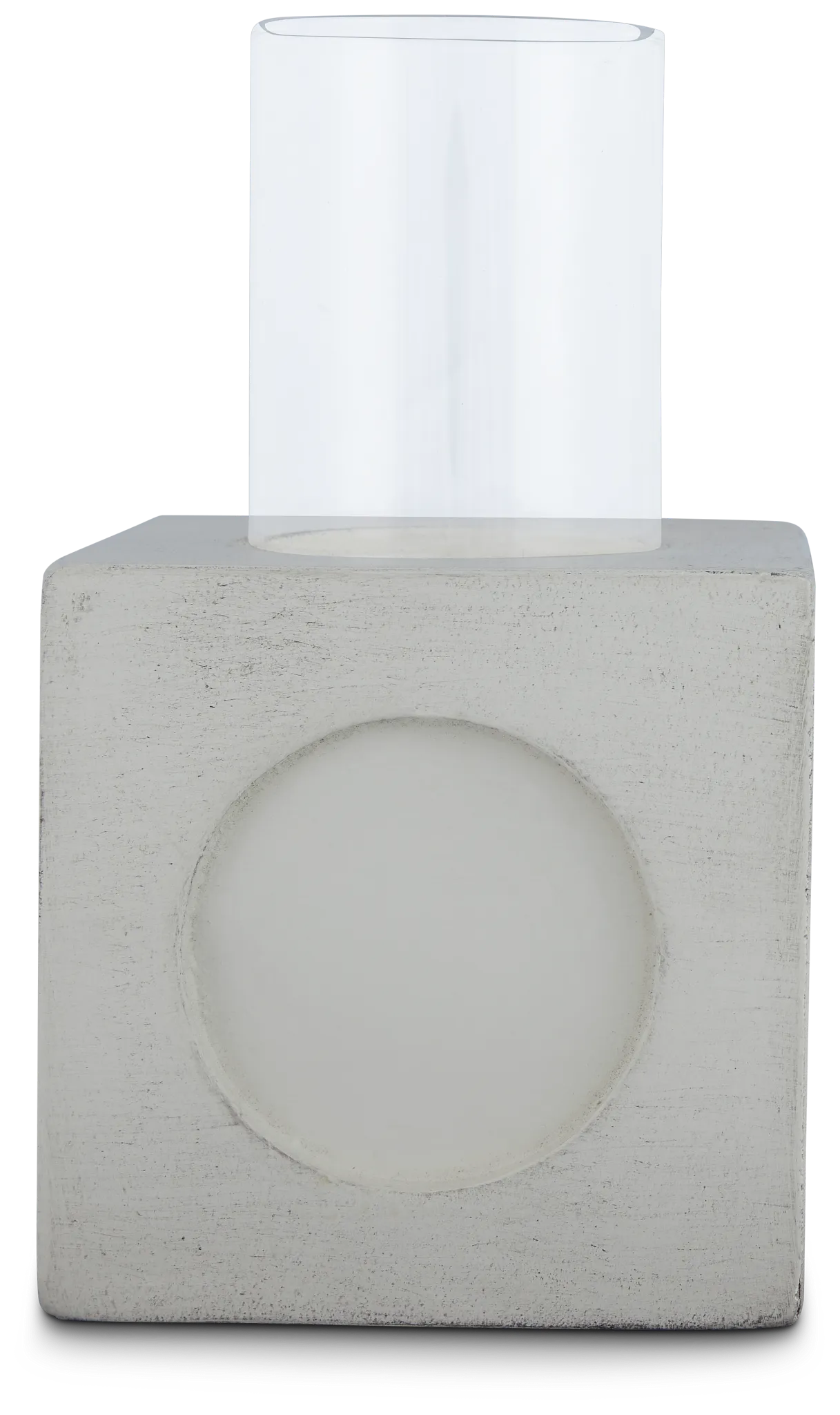 Bedford White Small Candle Holder