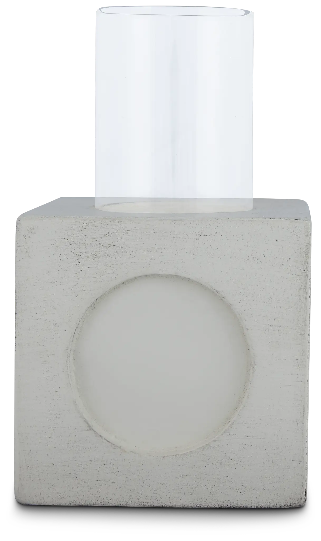 Bedford White Small Candle Holder Bedford White Small Candle Holder