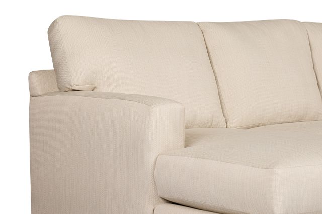 Rhodes Beige Fabric Left Chaise Sectional