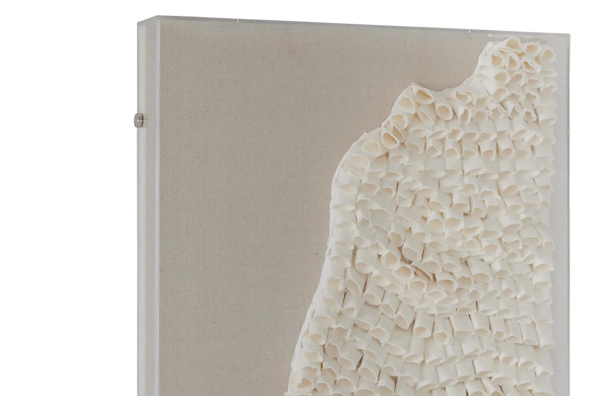 Haddox Beige Shadow Box Framed Wall Art