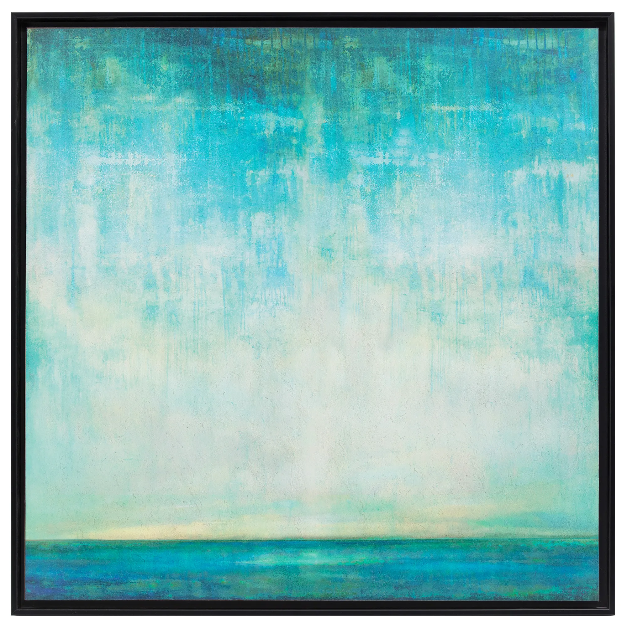 Karlee2 Dark Blue Framed Wall Art