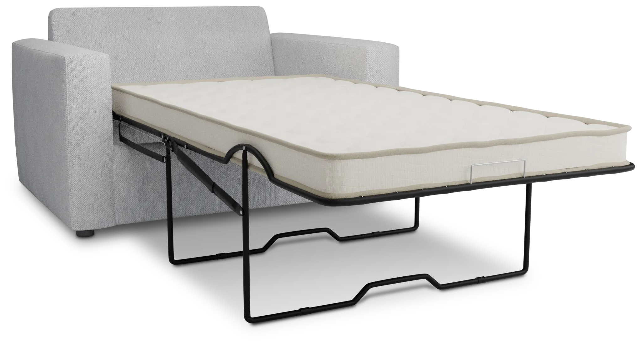 Siesta Revenue White Fabric Innerspring Sleeper