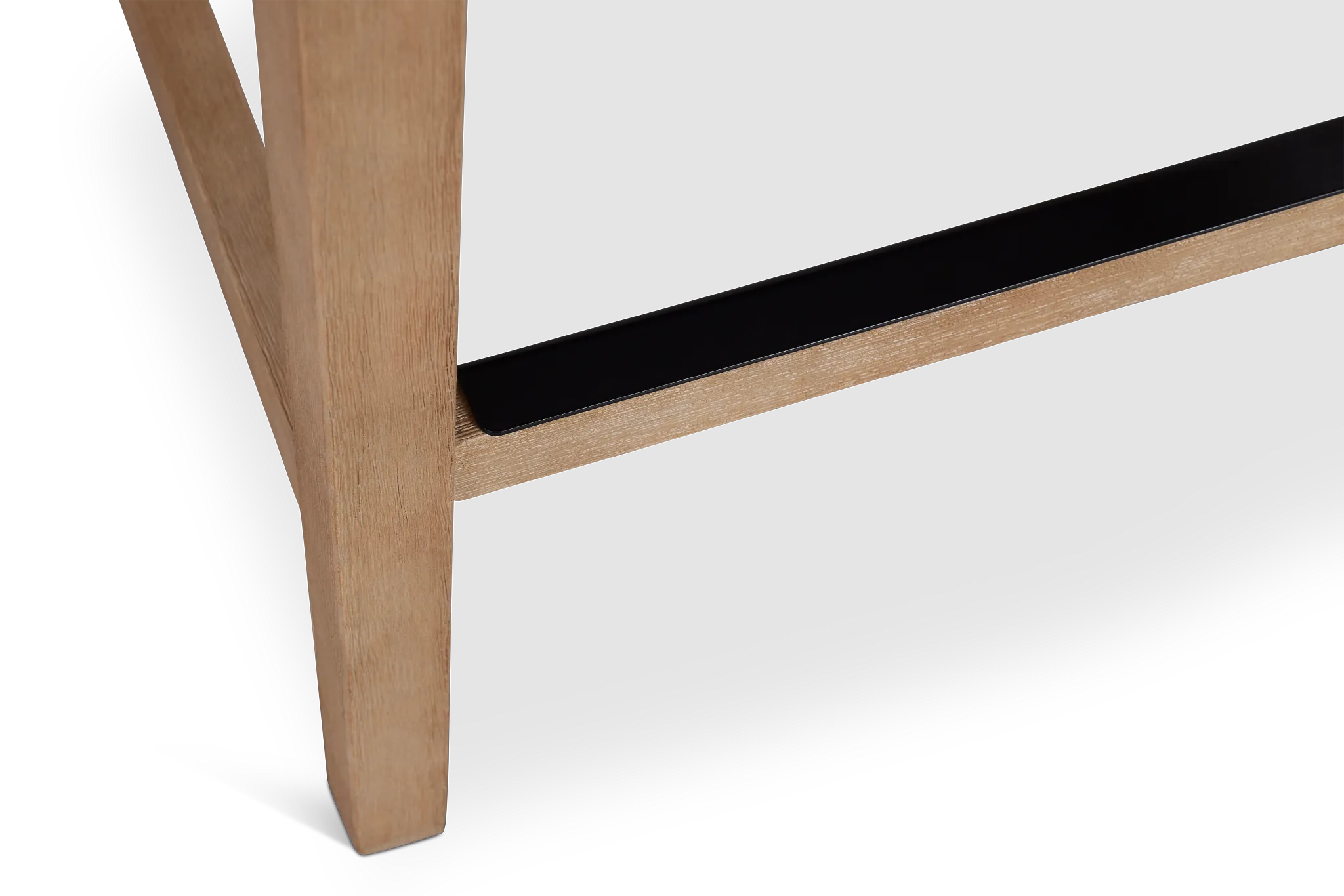 Willow Light Gray Fabric 24" Upholstered Barstool