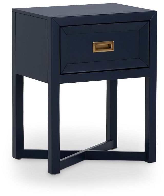 Ryder Dark Blue Nightstand