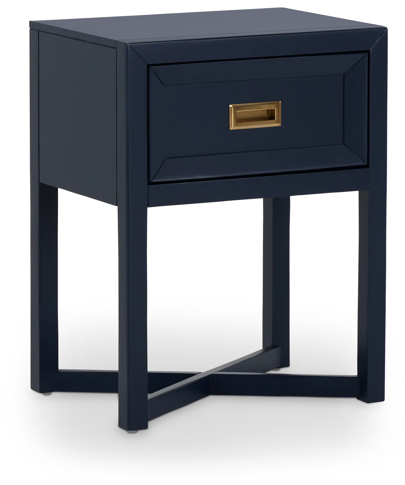 Ryder Dark Blue Nightstand Ryder Dark Blue Nightstand