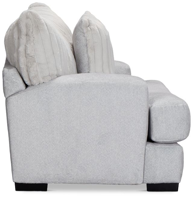 Kylie Light Gray Fabric Chair