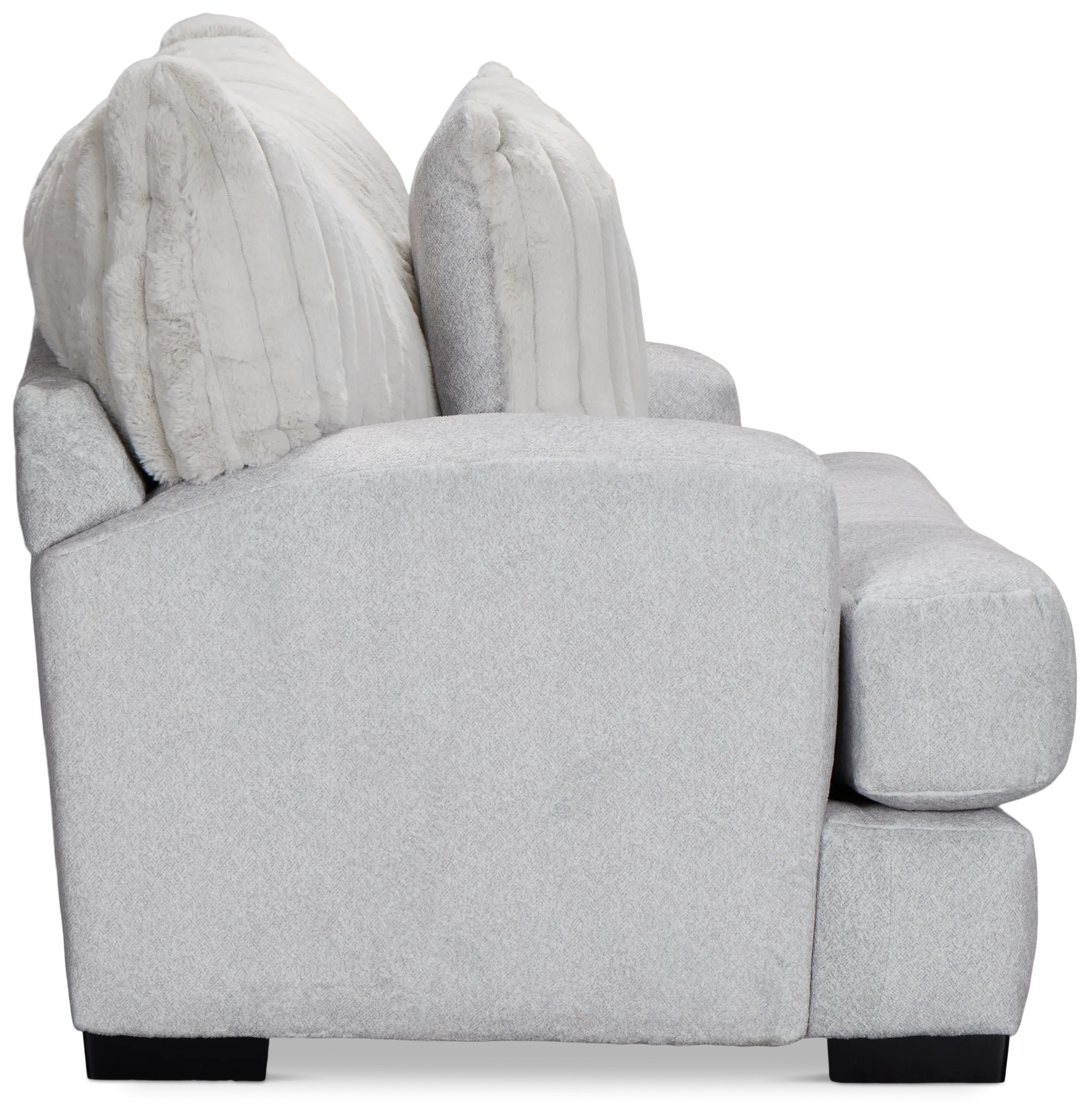 Kylie Light Gray Fabric Chair