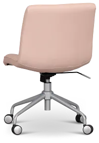 Gwen Pink Upholstered Desk Chair