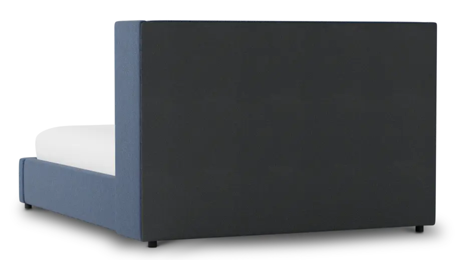 Captiva Revenue Dark Blue 48" Upholstered Shelter Bed Captiva Revenue Dark Blue 48" Upholstered Shelter Bed