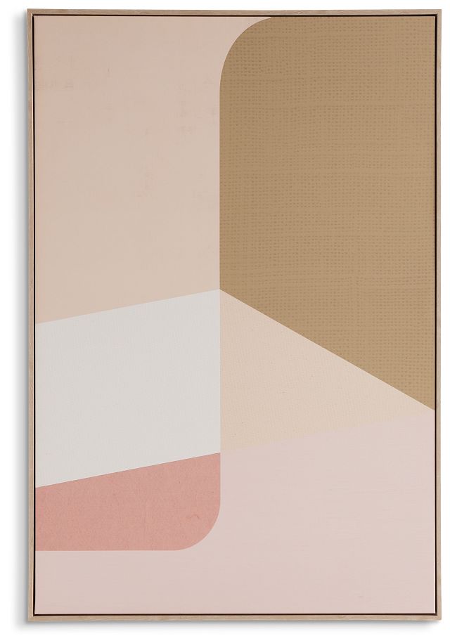 Jones Beige Canvas Wall Art