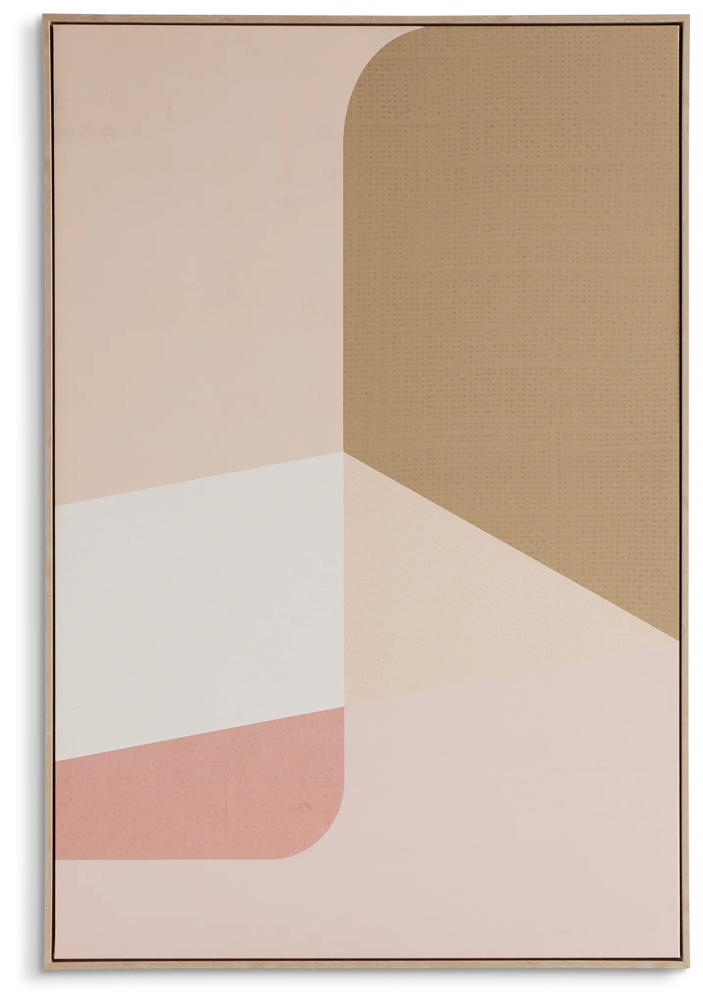 Jones Beige Canvas Wall Art