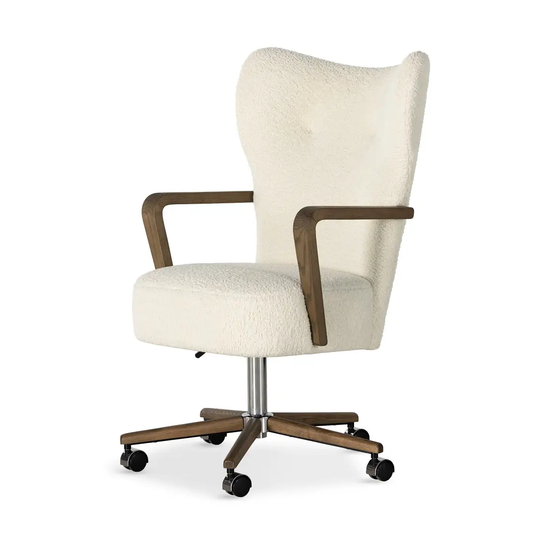 Four Hands Mikki Ivory Uph Desk Chair Four Hands Mikki Ivory Uph Desk Chair