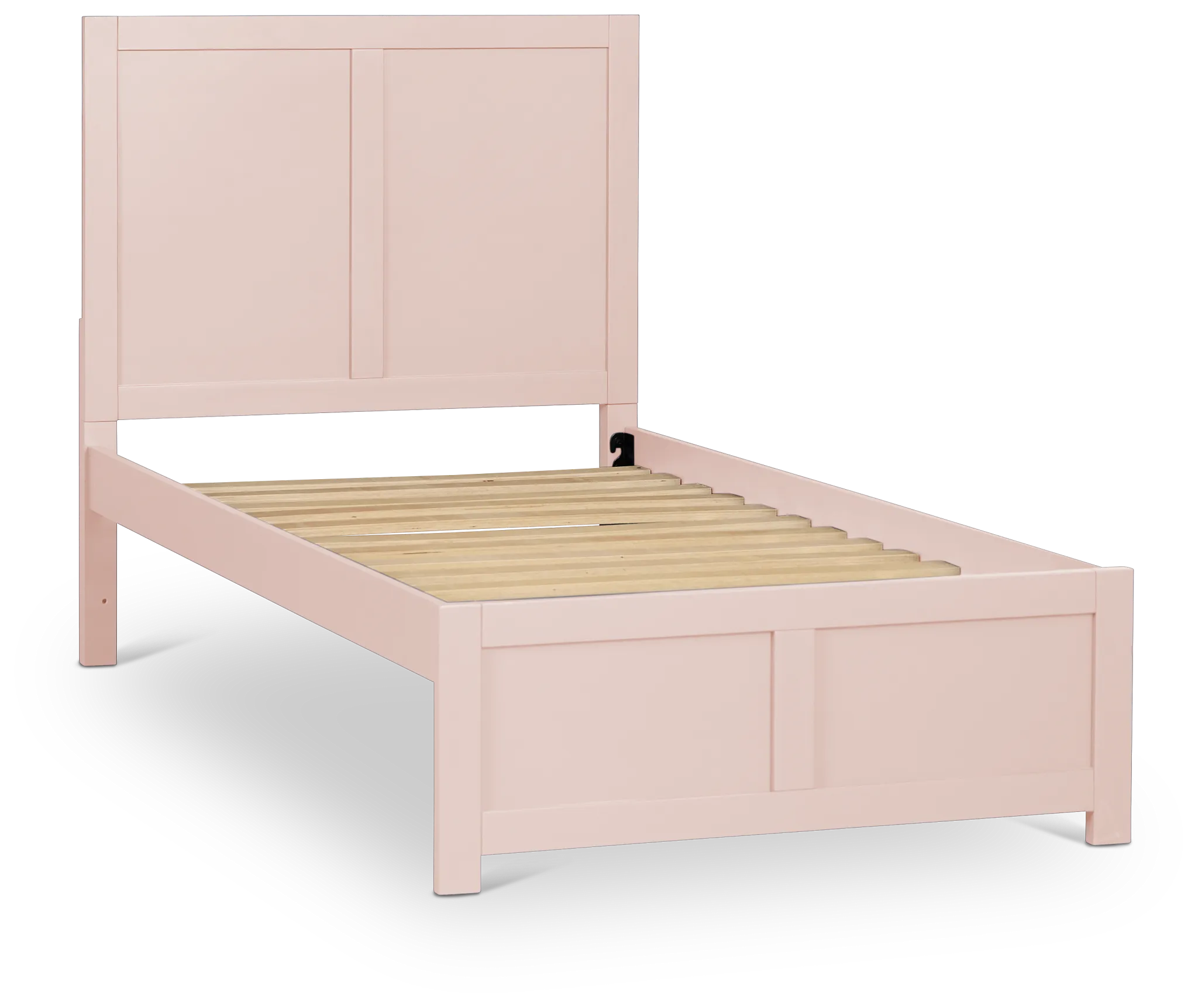 Charleston Pink Panel Bed