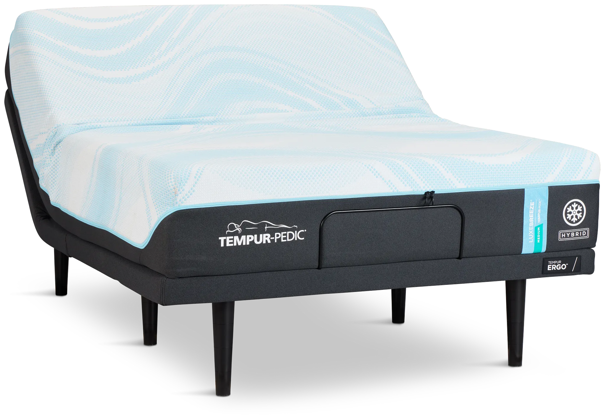 Tempur-pedic Tempur-luxebreeze Medium Ergo 3.0 Adjustable Mattress Set
