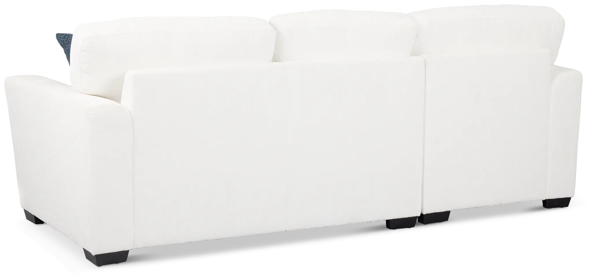 Everly White Fabric Left Chaise Storage Sectional Everly White Fabric Left Chaise Storage Sectional