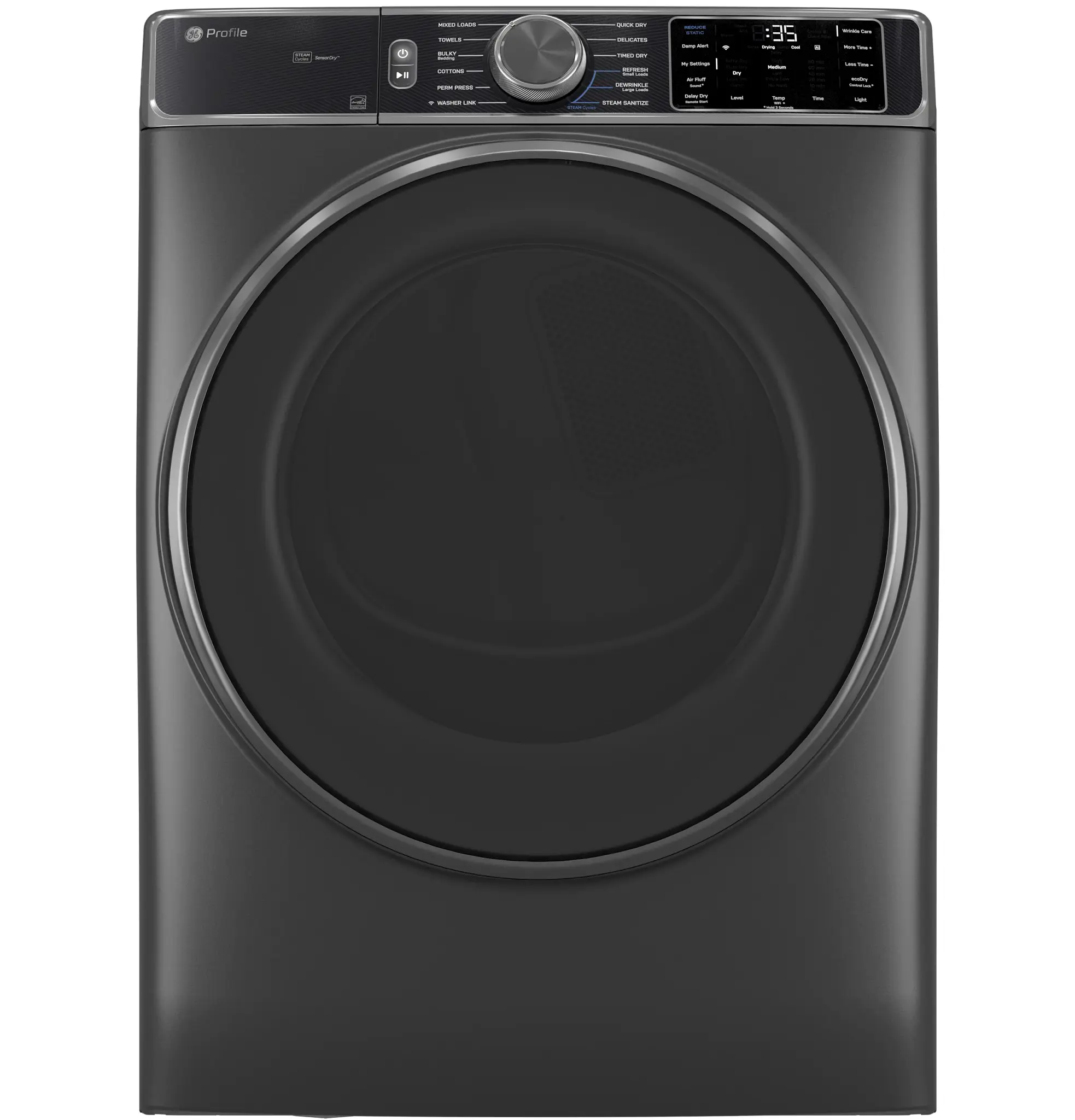 Ge Profile 95 Series Gray Front Load Electric Dryer Ge Profile 95 Series Gray Front Load Electric Dryer