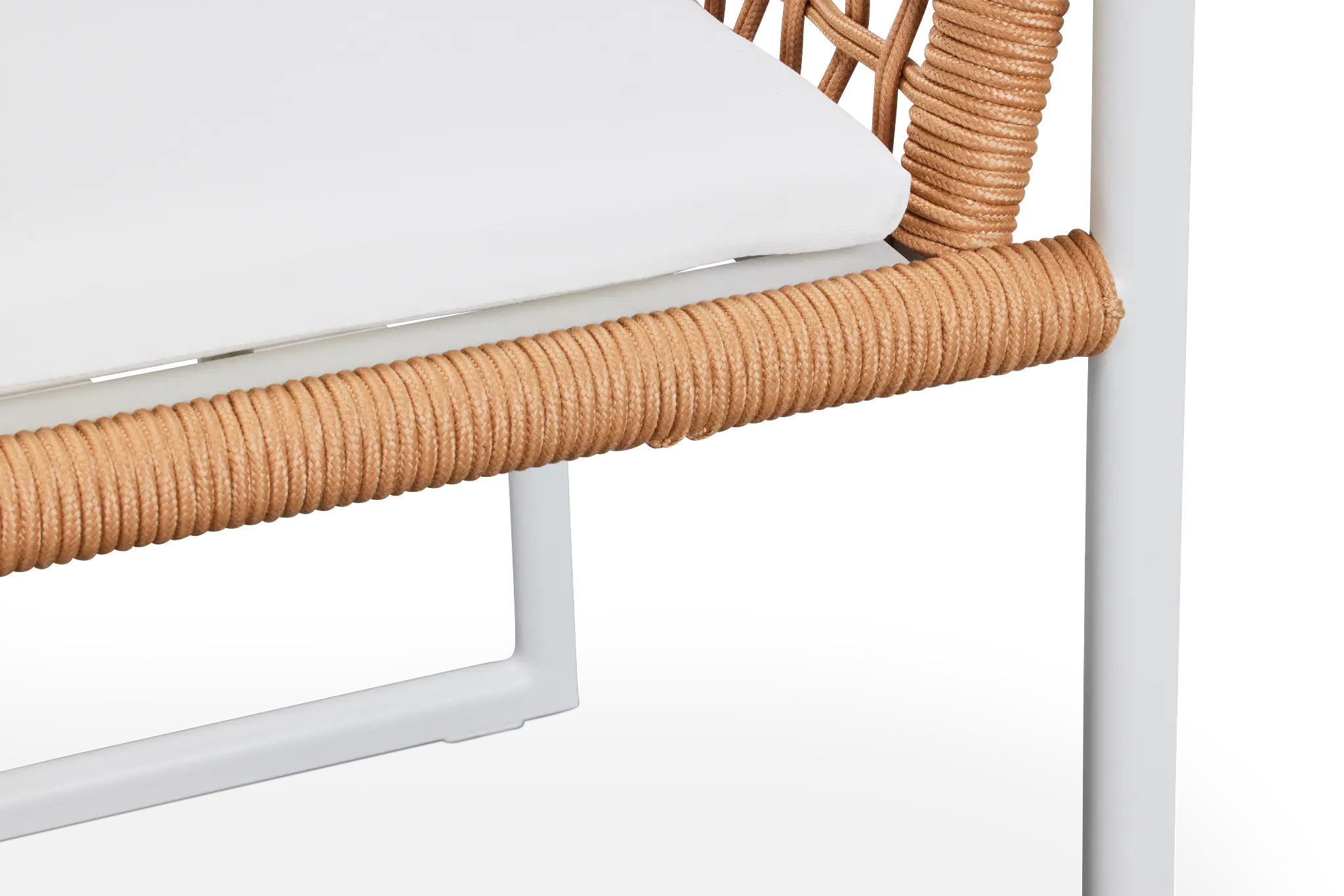 Sunrise White Aluminum Arm Chair Sunrise White Aluminum Arm Chair