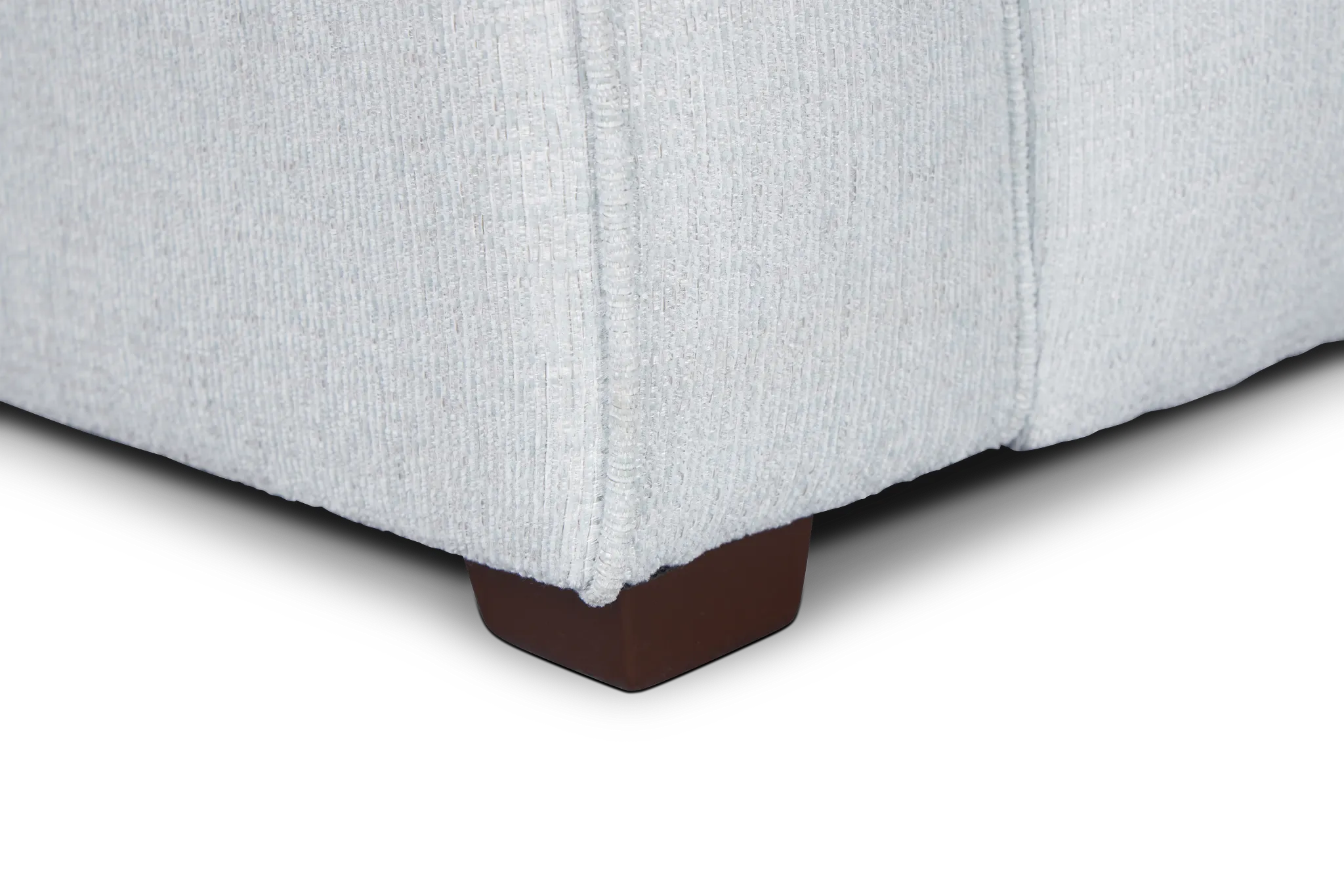 Avalon Light Blue Fabric Right Chaise Sectional