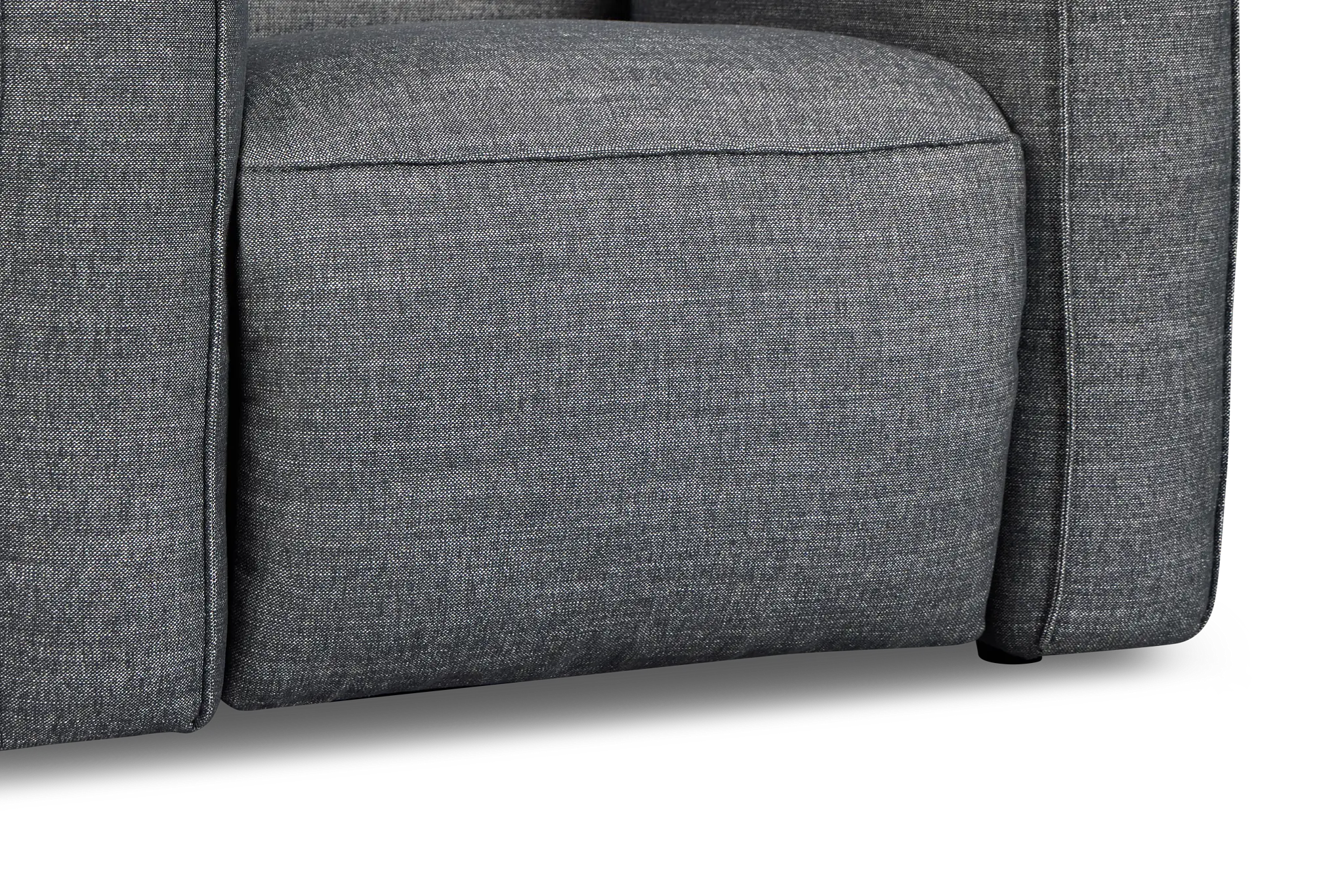 Ryland Dark Gray Fabric Power Recliner With Power Headrest Ryland Dark Gray Fabric Power Recliner With Power Headrest