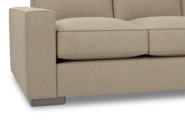 Edgewater Elite Taupe 84" Sofa W/ 3 Cushions