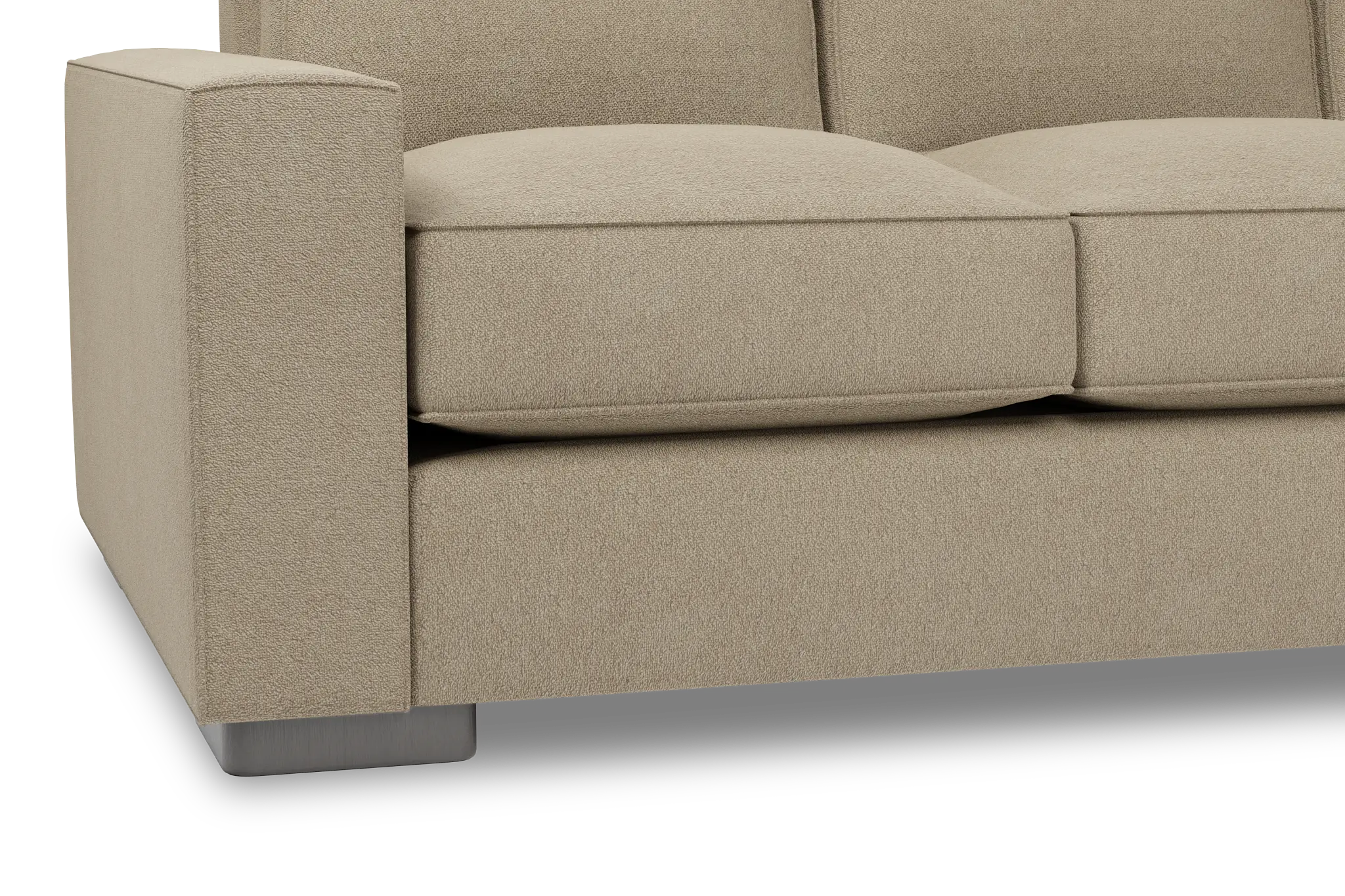 Edgewater Elite Taupe 84" Sofa W/ 3 Cushions Edgewater Elite Taupe 84" Sofa W/ 3 Cushions