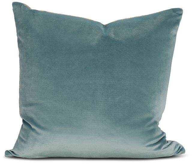 Langley Green Velvet 20" Accent Pillow