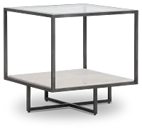 Harlow Glass End Table