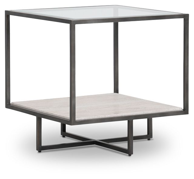 Harlow Glass End Table