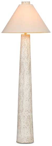 Hadia Ivory Floor Lamp