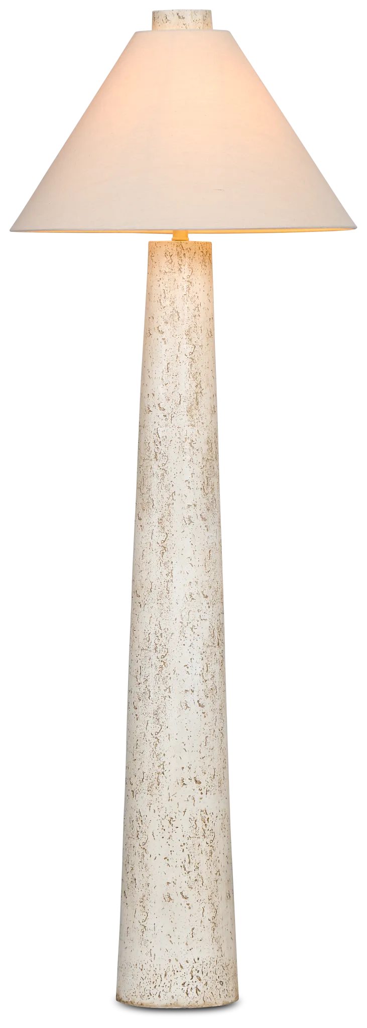 Hadia Ivory Floor Lamp