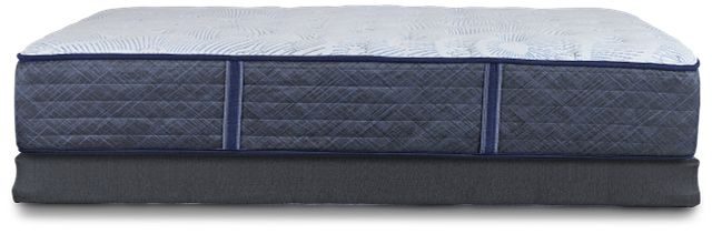 Serta Perfect Sleeper Blue Lagoon Nights Plush Low-profile Mattress Set