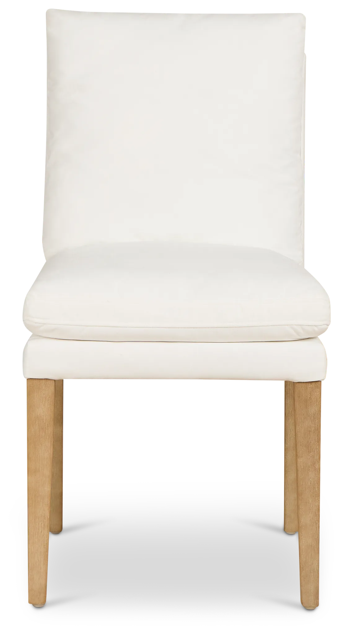 Nixon White Upholstered Side Chair