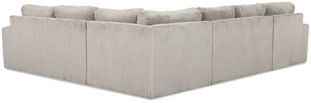 Charlie Gray Fabric Medium Left Chaise Sectional