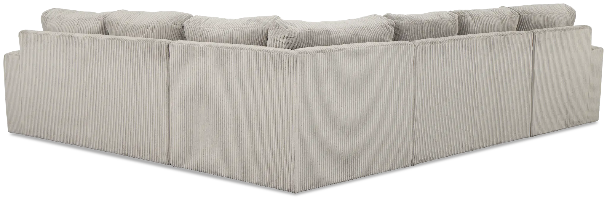 Charlie Gray Fabric Medium Left Chaise Sectional Charlie Gray Fabric Medium Left Chaise Sectional