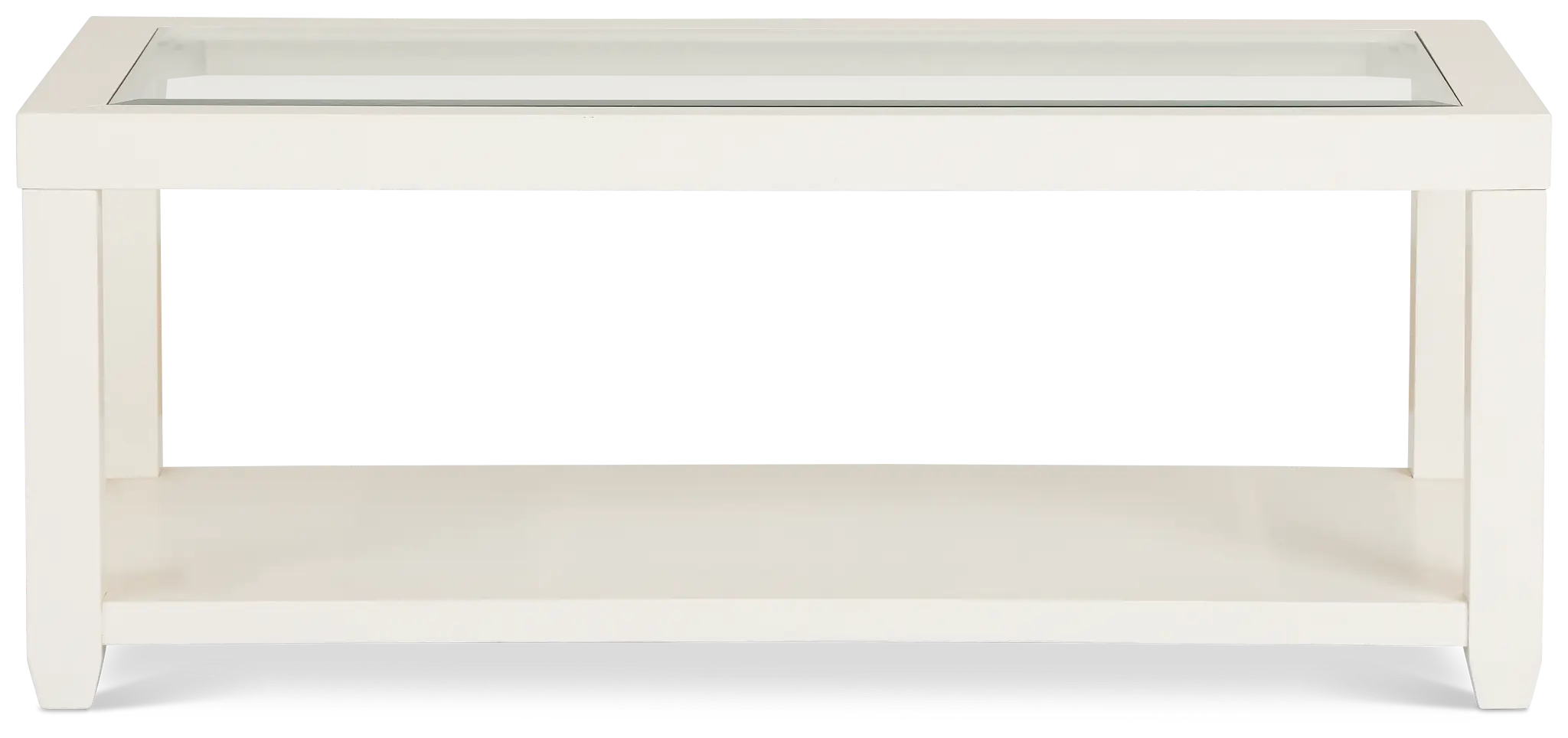 Hurley White Rectangular Coffee Table Hurley White Rectangular Coffee Table