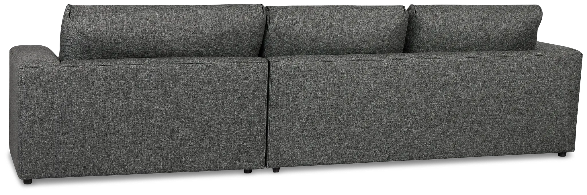 Brantley Dark Gray Fabric Right Chaise Sectional Brantley Dark Gray Fabric Right Chaise Sectional